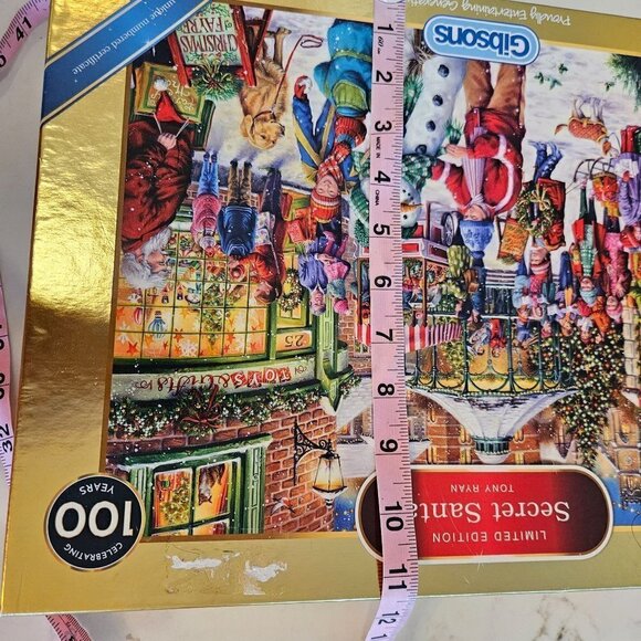 Gibsons Secret Santa Christmas 2019 Limited Edition Tony Ryan Jigsaw Puzzle, 1K - Picture 15 of 15